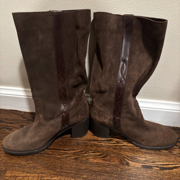 Brown leather boots SZ: 40 / US 9 Made in Spain - Picture 3 of 16